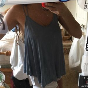 Flowy Blue Tank Top
